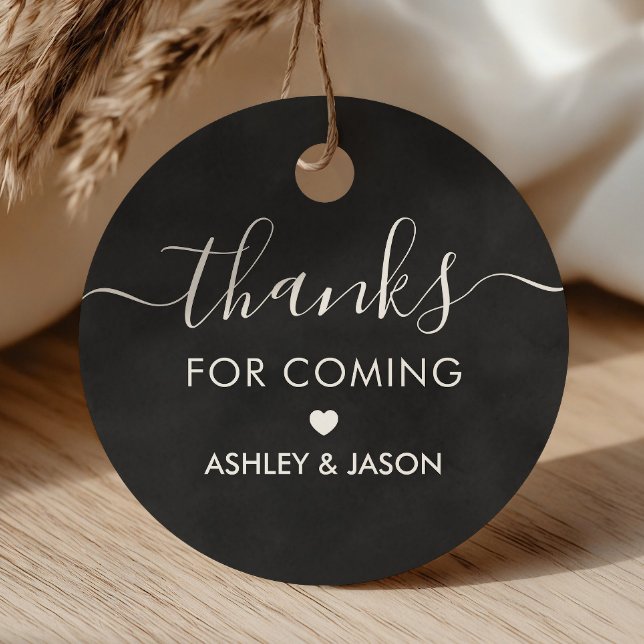 Obrigados para o casamento da etiqueta em breve Ob (Criador carregado)