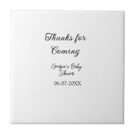 Obrigados para o próximo chá de fraldas, um simple