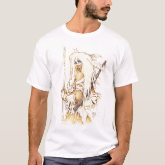 Obscuridade uma camisa Curto-Sleeved