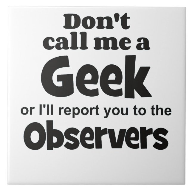 Observadores de geek bf (Frente)