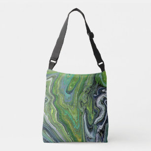 Obsession 3 Wild Green Abstract Tote