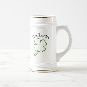 Obtenha a caneca de cerveja afortunada