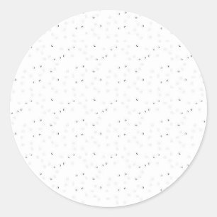 Obtenha Nota com os adesivos redondos clássicos