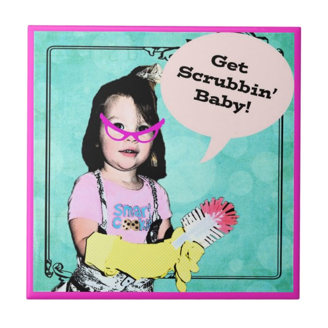 Obtenha o bebê de Scrubbin! Lembrete da tarefa - (Frente)