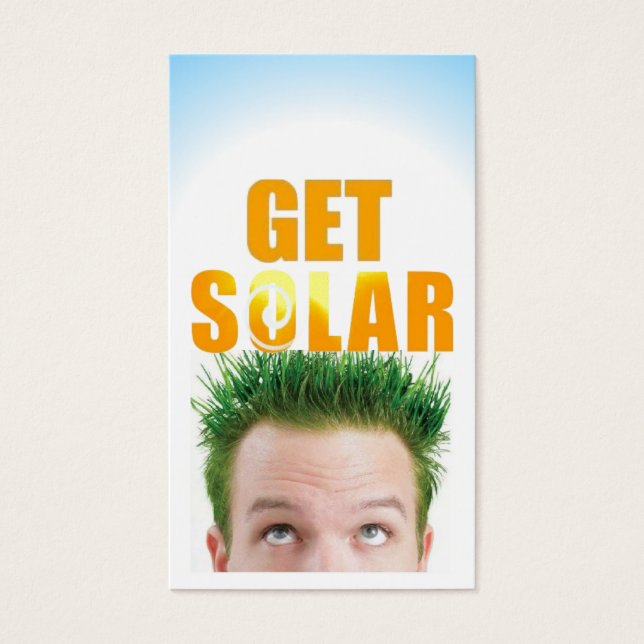 Obtenha o Logotipo Solar Energia Renovável e Ecoló (Frente)