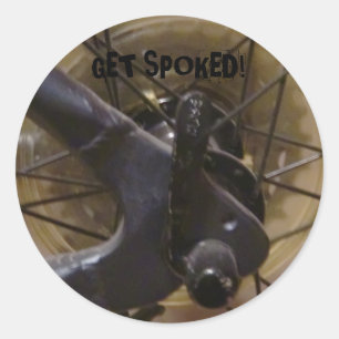 "Obtenha Spoked!" Etiqueta