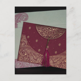 Obter Cartões de Casamento Hindu Designer