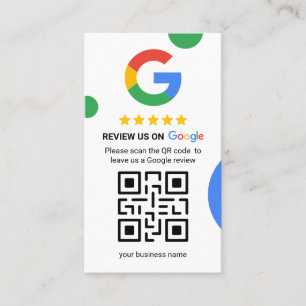 Obter Mais Revisões do Google - Cartão de visita d