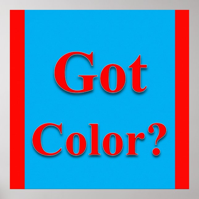 Obter Matriz de Poster de Cor (Frente)