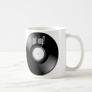 "Obteve o vinil?" Canecas da caneca de café do