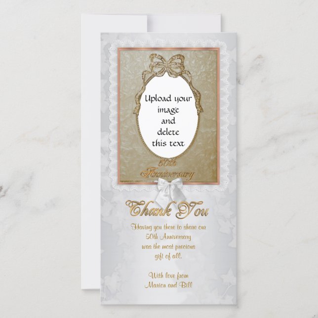 ocasião especial de cartões de agradecimentos com  (Frente)