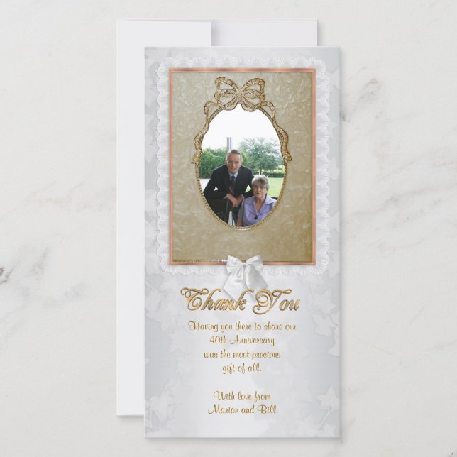 Ocasião especial de cartões de agradecimentos com  (Frente)