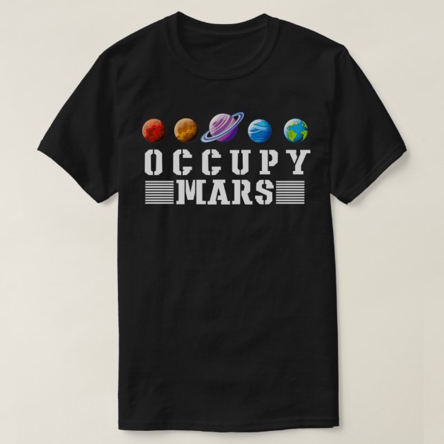 Occupy Mars Pullover (Frente do Design)