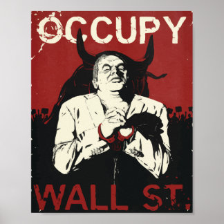 Occupy Wallstreet Impressão, Value Poster Paper