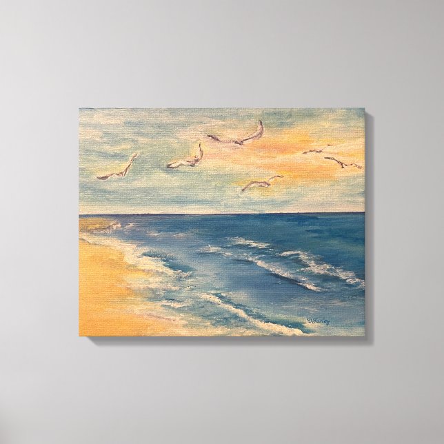 Ocean Beach Breeze Canvas (Frente)