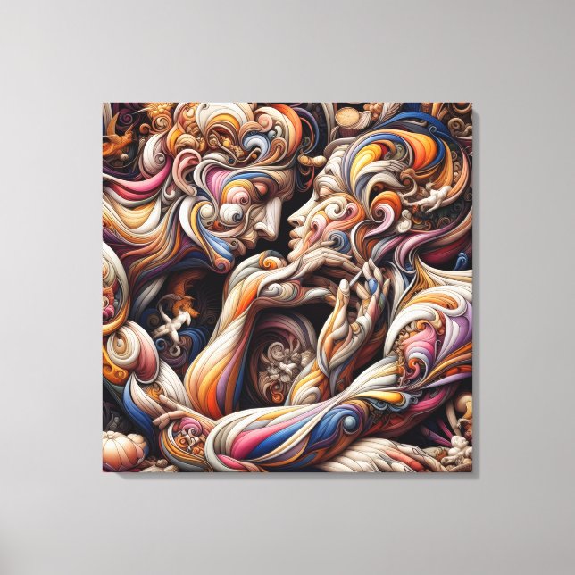 Ocean & Beach Canvas Painting – Coastal Style Wall (Frente)