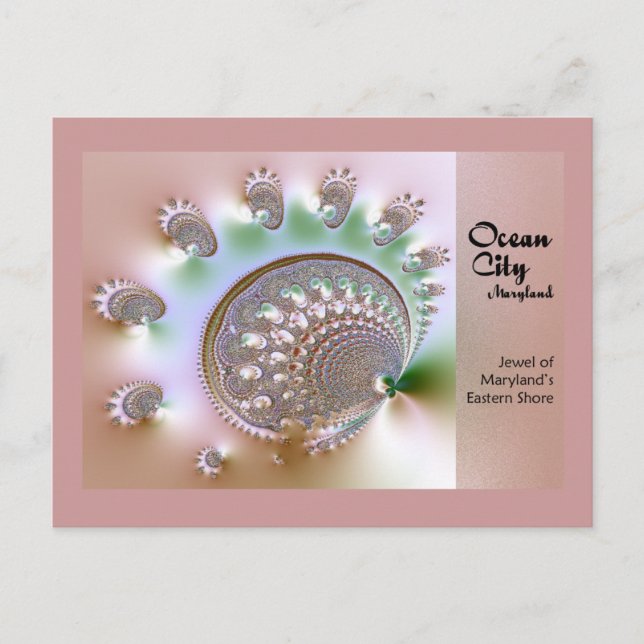 Ocean City, cartão postal Maryland (Frente)