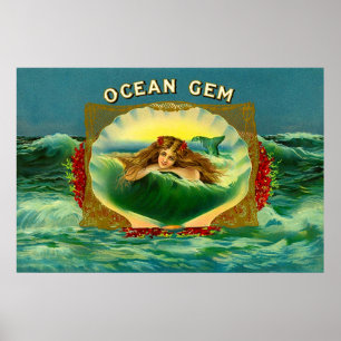 Ocean Gem Mermaid Ggar impressão