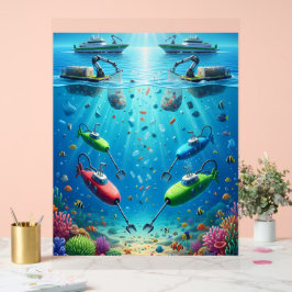 Ocean Guardians: AI Ships and Submarines Protectin