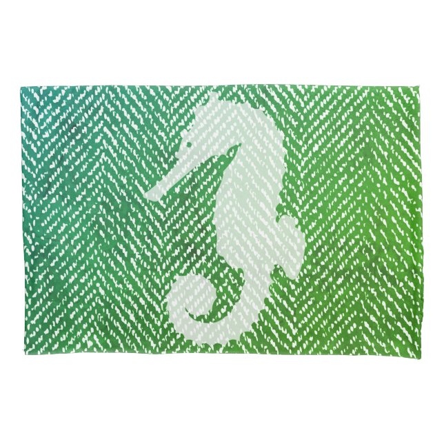 Ocean Hues Herringbone & White Sea (Frente)