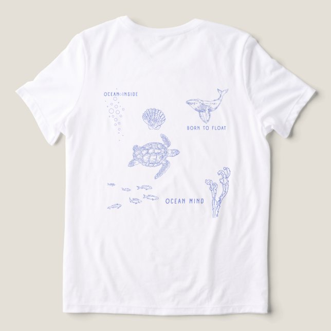 Ocean Mind – Nascido para Flutuar (Verso do Design )