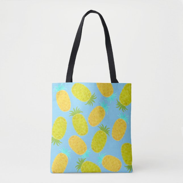 Ocean Pineapples Pattern Tote Bag (Frente)