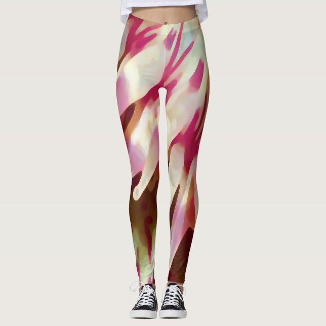 Ocean Pink Anemani Leggings (Frente)