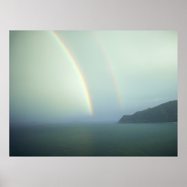 Ocean Rainbow artwork Posters and Prints (Frente)