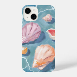 Ocean Seashells Pastel Watercolor Coastal