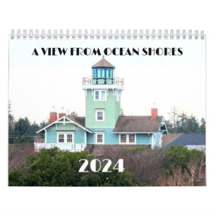 Ocean Shores, WA, Calendário de Fotografias Cênica
