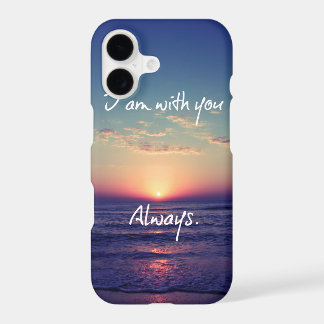 Ocean Sunset: Eu estou com você sempre Bíblia Vers
