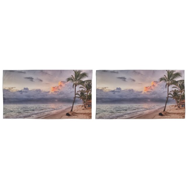 Ocean Waves Sandy Beach Sunset (Frente - conjunto)