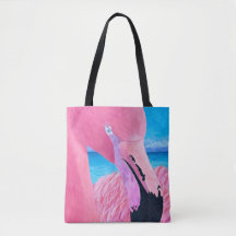 Oceânia O Grande Saco Flamingo Tote