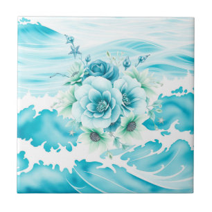 Oceano Aquarela com Seafoam