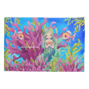 Oceano Azul - Cujo Monograma Nome Sereia