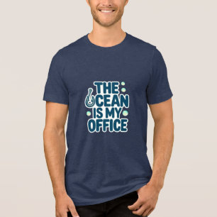 Oceano é meu escritório Fisher Cote Bolhas Design