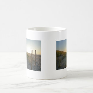 Oceano Sunrse, caneca de café das dunas do