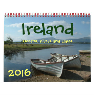 Oceanos, Rios e Lagos na Irlanda - Calendário de