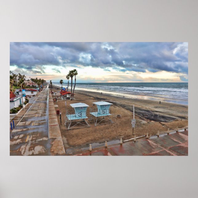 Oceanside California (EUA) poster (Frente)