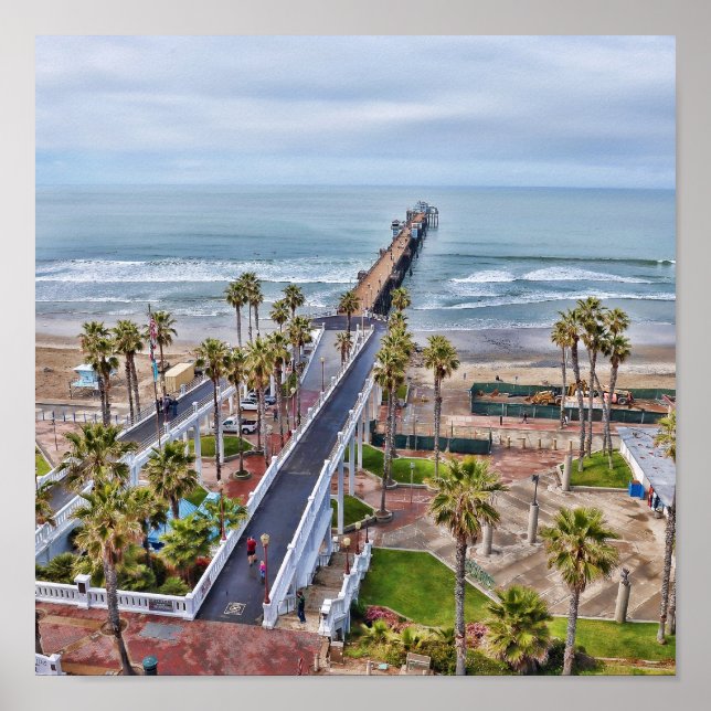 Oceanside Pier Poster (Frente)