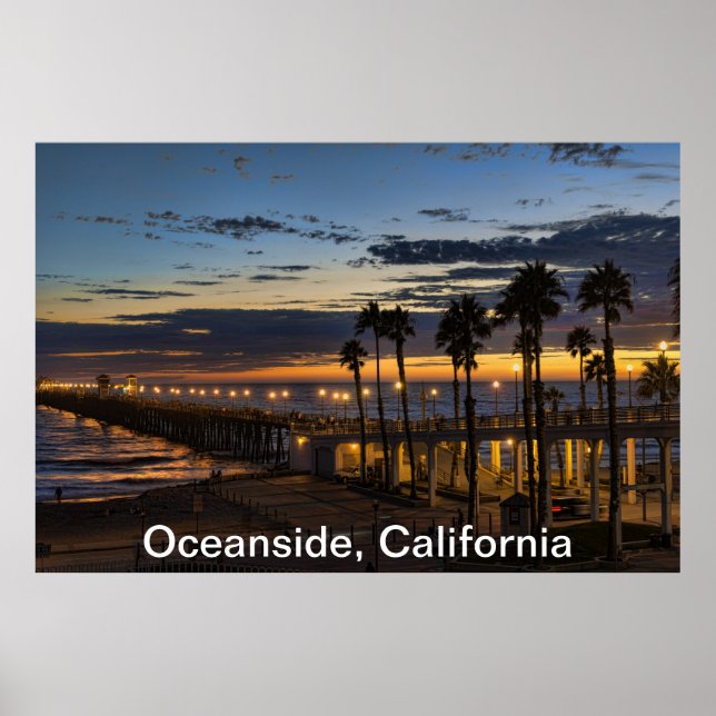 Oceanside, Poster da Califórnia (Frente)