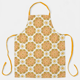 Ocher Medallions Apron