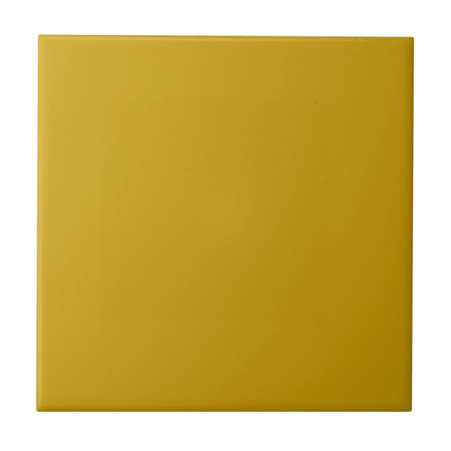 Ochre Azulejo de cor sólida amarelo (Frente)