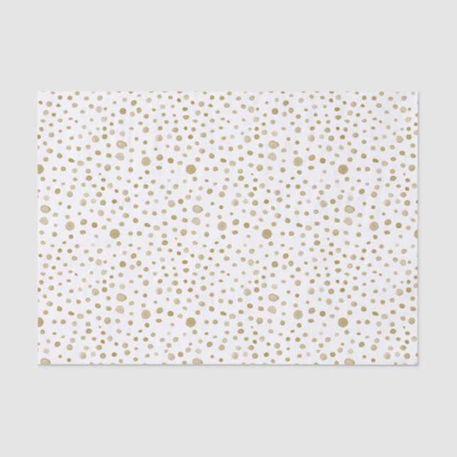 Ochre Confetti - Papel de tecidos para pontos de a (Frente )