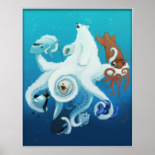 Octo-bear Royalle Poster