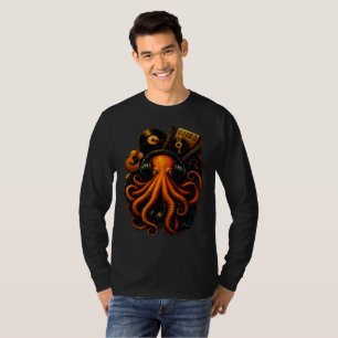 OctoGlow – Camisa Manga Longa de Polvo Steampunk V