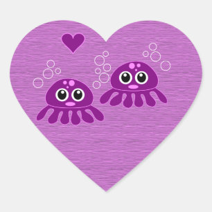 Octopus Adorável adesivos personalizáveis