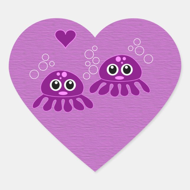 Octopus Adorável adesivos personalizáveis (Frente)