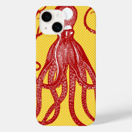 Octopus antigo no microponto amarelo