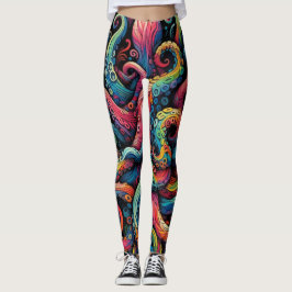 Octopus arms Leggings tout-imprimé